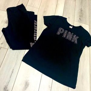 Rhinestone Victoria’s Secret PINK set